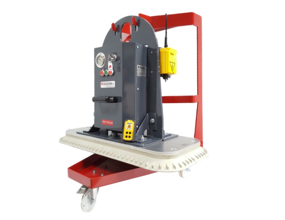 Palonnier à ventouse Serema sur son chariot